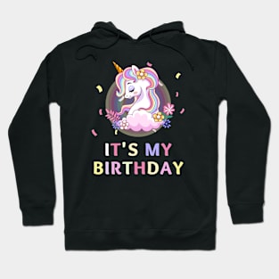 Magical Unicorn Birthday T-Shirt - Sparkle with party paper Celebration Hoodie